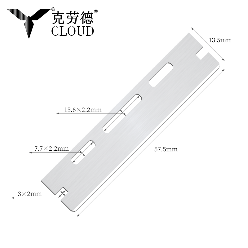 Vlnité žiletky s jedným okrajom