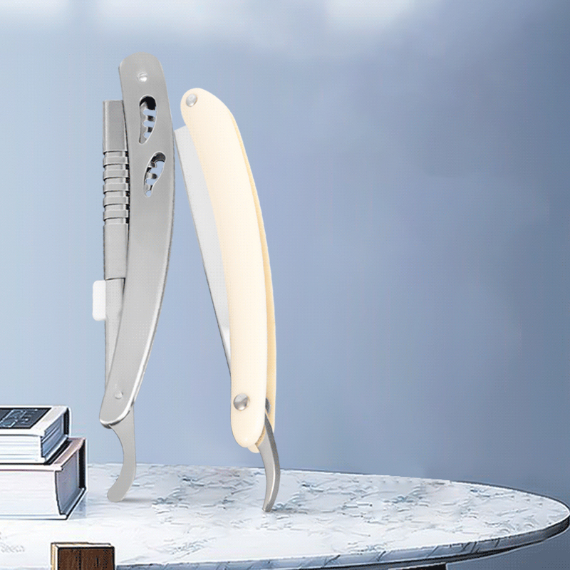 Odolná vlnitá rúčka priameho holiaceho strojčeka z nehrdzavejúcej ocele