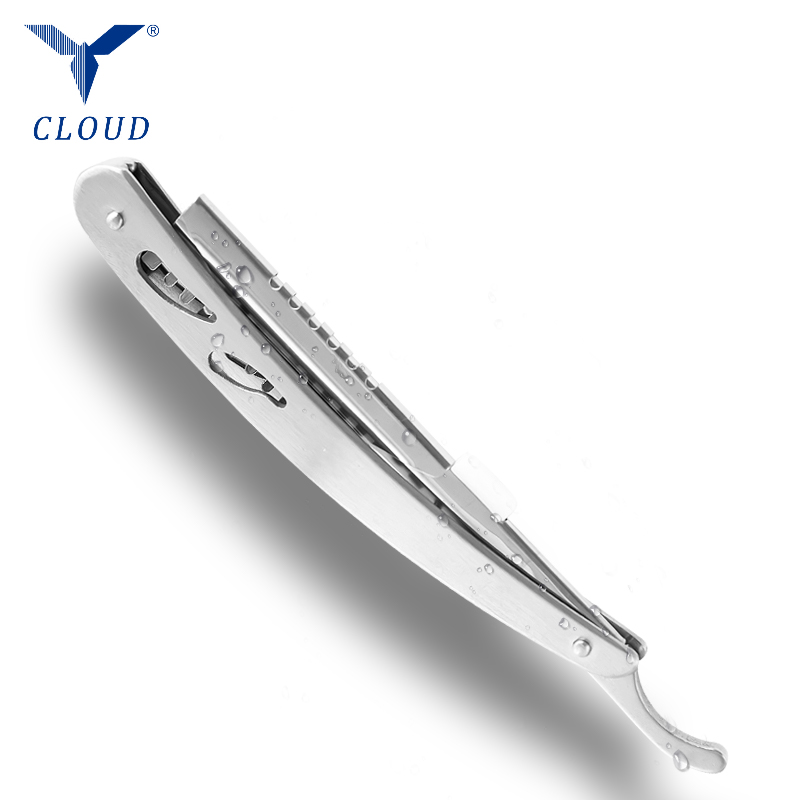 Odolná vlnitá rúčka priameho holiaceho strojčeka z nehrdzavejúcej ocele