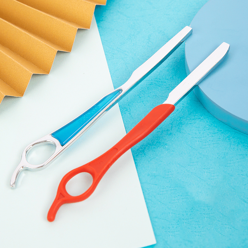 Holiaci strojček na strihanie vlasov Nerezový rovný holiaci strojček (plastová rukoväť)