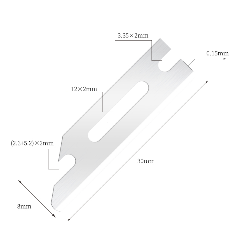 Prenosné ultra hladké tvarovacie žiletky z nehrdzavejúcej ocele