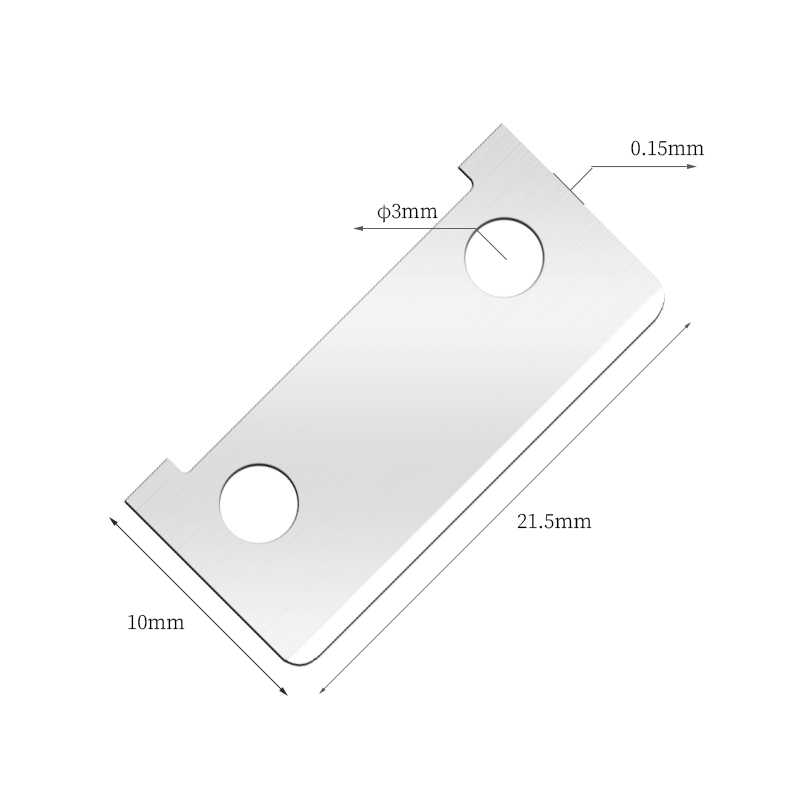 Jednostranné žiletky na obočie z nehrdzavejúcej ocele