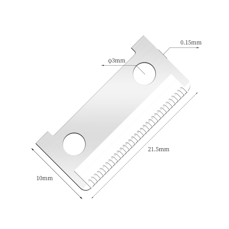 Jednostranné žiletky na obočie z nehrdzavejúcej ocele