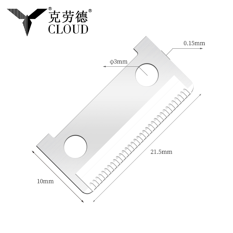Jednostranné žiletky na obočie z nehrdzavejúcej ocele
