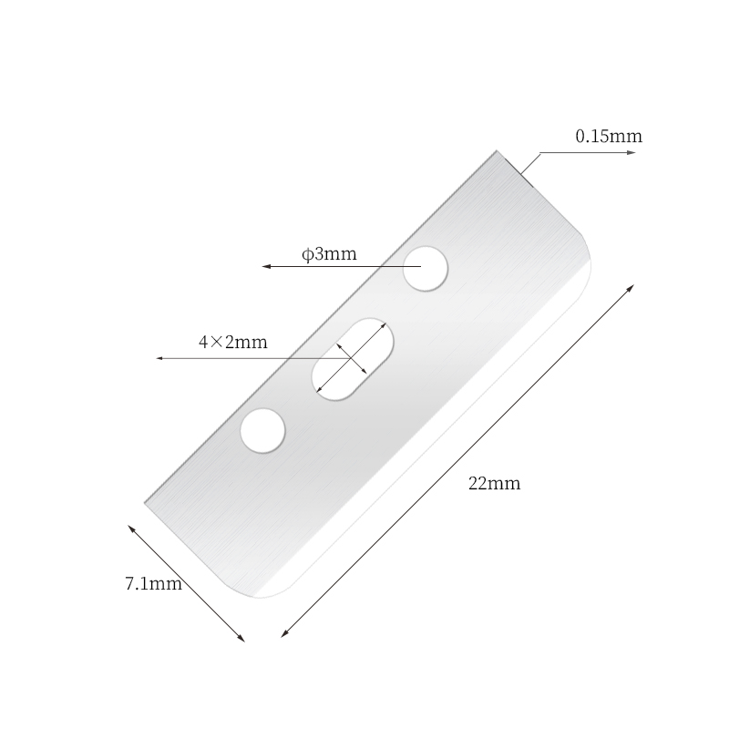 Multifunkčná hodvábna hladká čepeľ na odstraňovanie žiletky na obočie