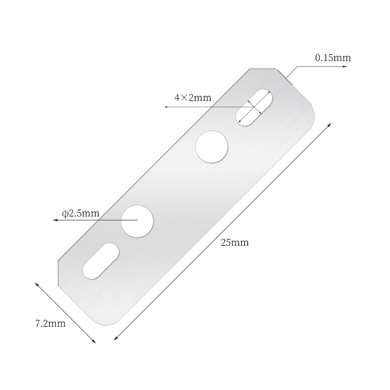 Multifunkčná hodvábna hladká čepeľ na odstraňovanie žiletky na obočie