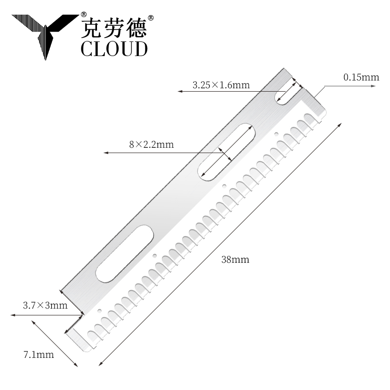 Viacnásobne použiteľné žiletky na obočie z nehrdzavejúcej ocele