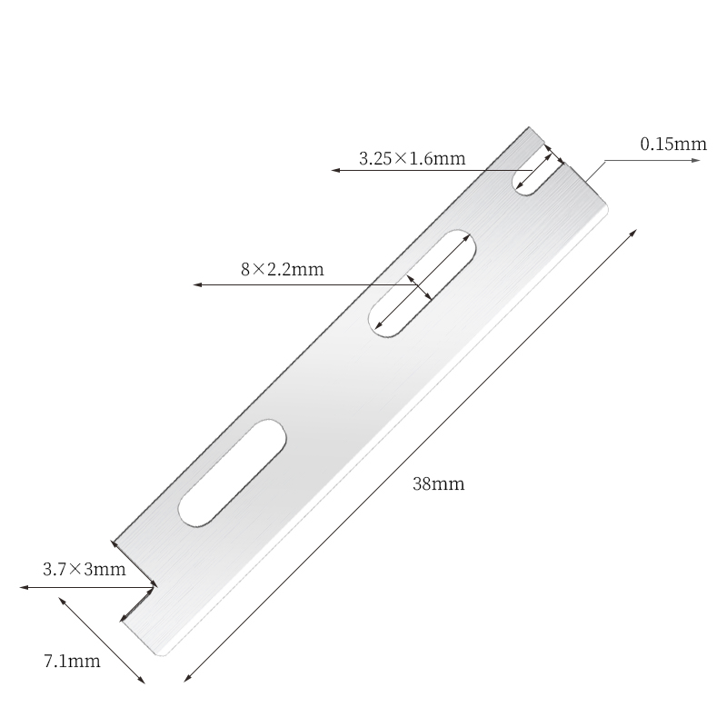 Viacnásobne použiteľné žiletky na obočie z nehrdzavejúcej ocele