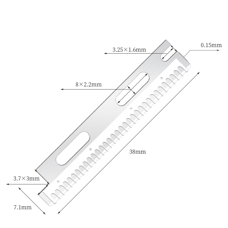 Viacnásobne použiteľné žiletky na obočie z nehrdzavejúcej ocele