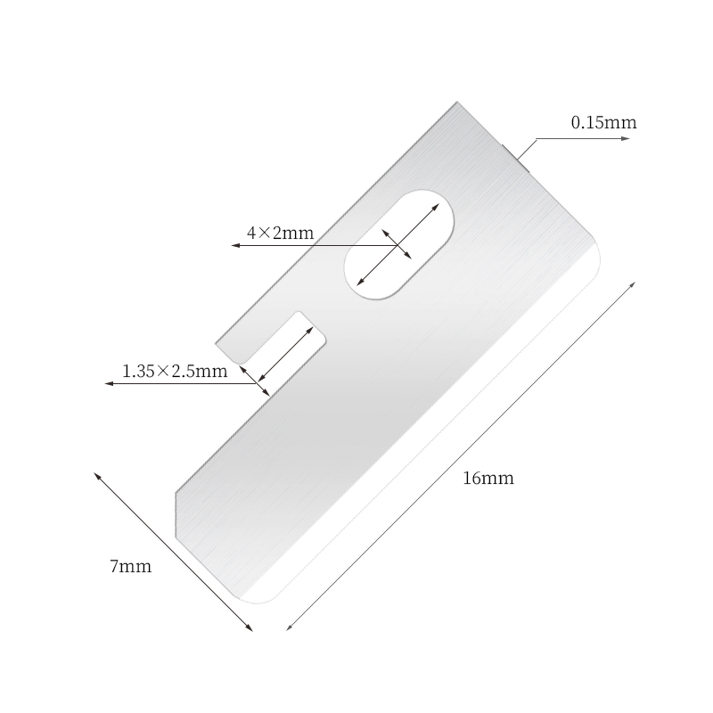Precízne ostré čepele nožov na tvarovanie obočia z nehrdzavejúcej ocele