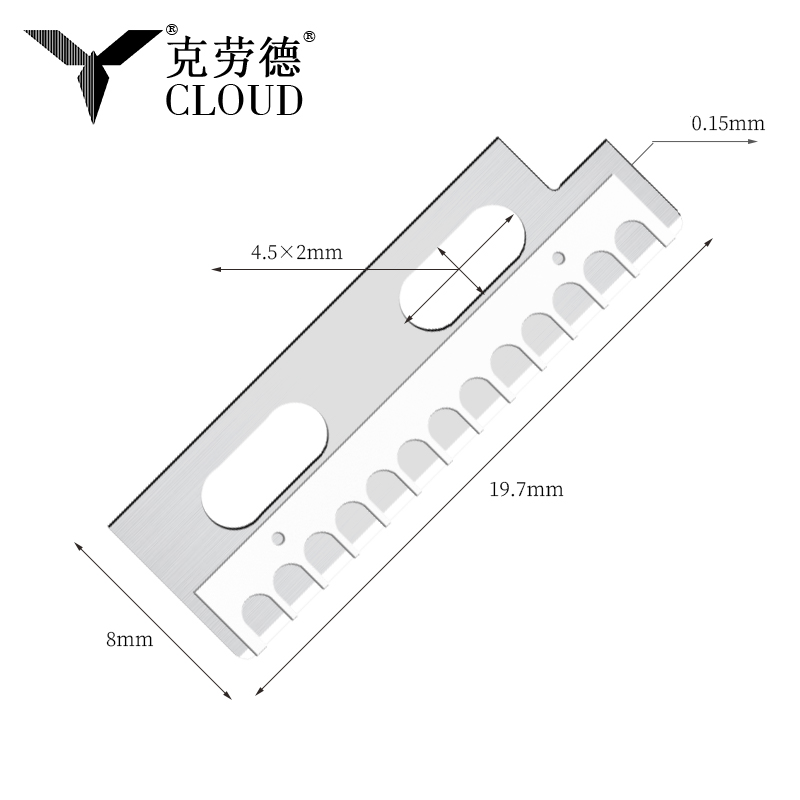 Precízne ostré čepele nožov na tvarovanie obočia z nehrdzavejúcej ocele
