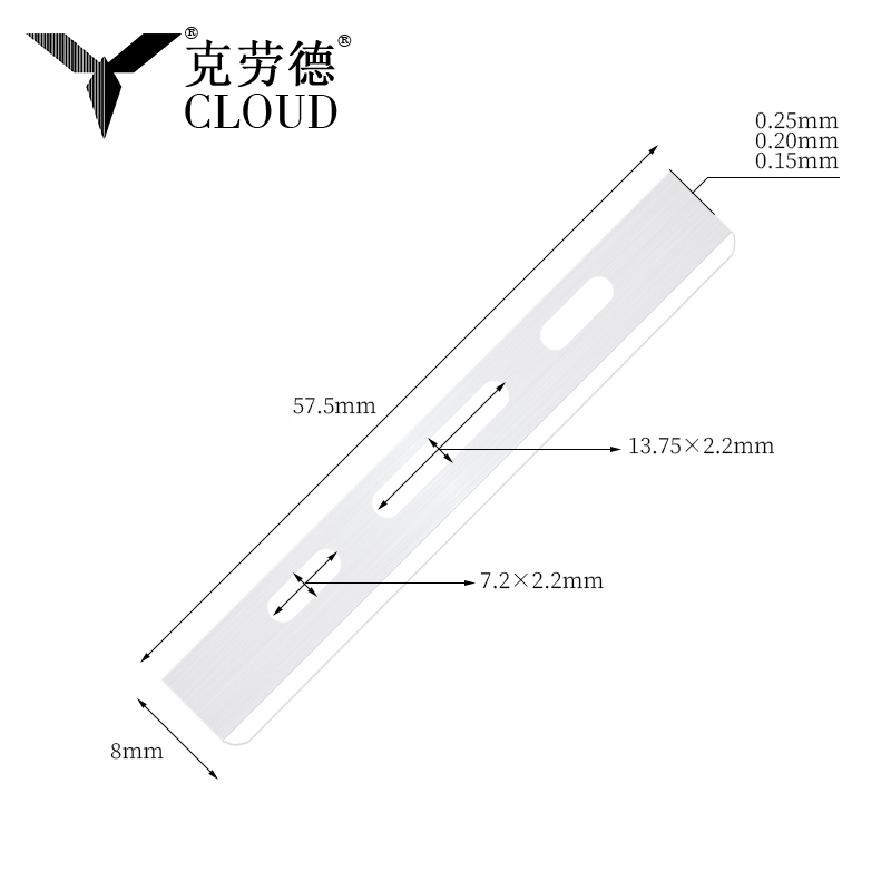 Čepele na strihanie vlasov s jedným ostrím z nehrdzavejúcej ocele